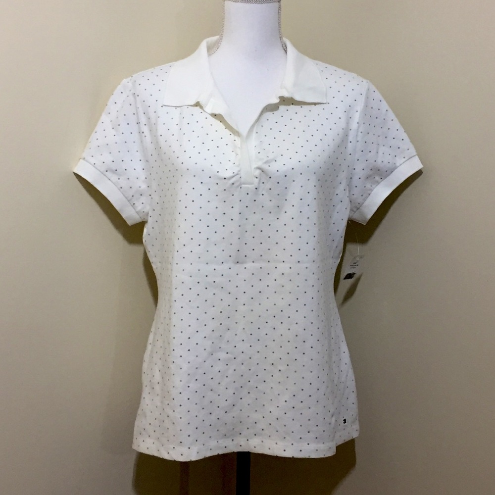 Tommy Hillfiger || woman’s Polo Polka Dots size Xl